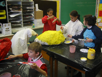 Paper Mache Pinata project