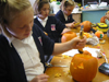 Halloween pumpkin carving project