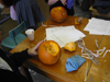 Halloween pumpkin carving project