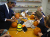 Halloween pumpkin carving project