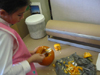 Halloween pumpkin carving project