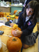 Halloween pumpkin carving project