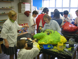 Paper mache pinata Project