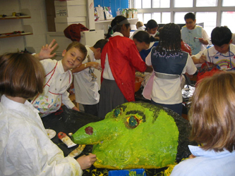 Paper mache pinata Project