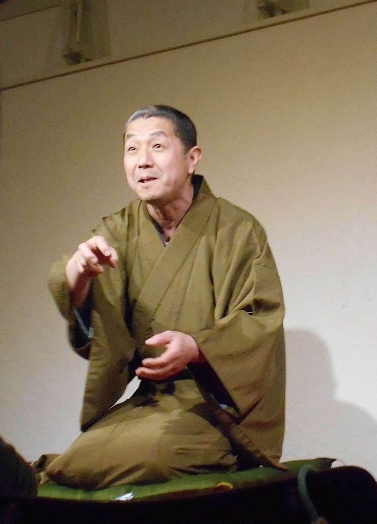 Tonputei Tonpei, a Rakugo story teller